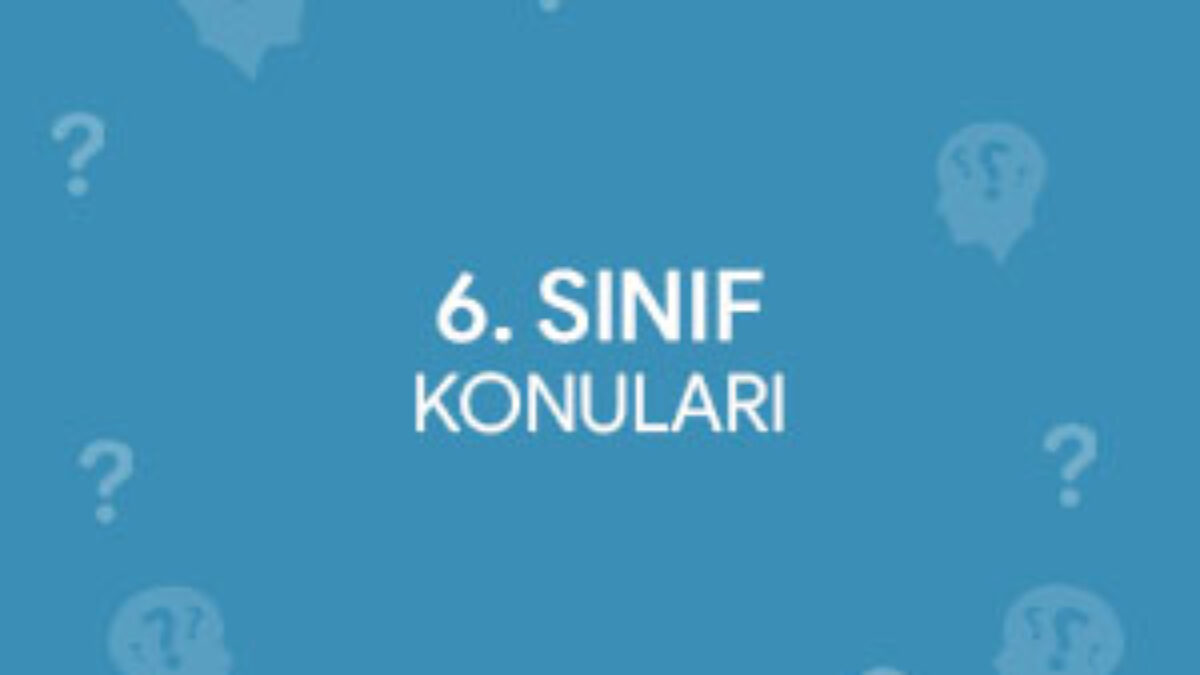 6 Sinifta Hangi Dersler Var Kac Saat 2021 2022 Meb Bilgenc