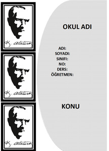Atatürk Ödev Kapağı-3