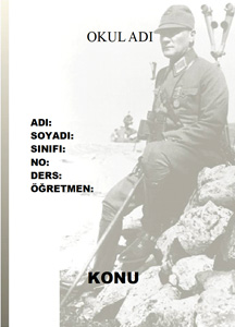 Atatürk Ödev Kapağı-7