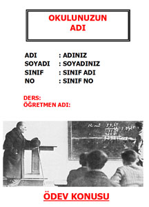 Atatürk Ödev Kapağı-9