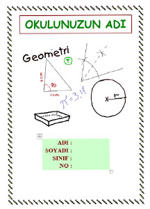 Matematik Ödev Kapağı Resmi-2